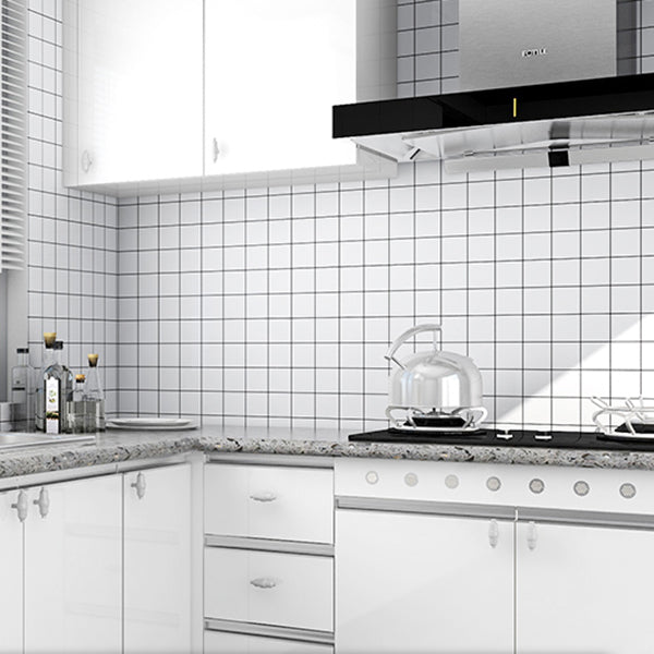 BowLift | Rectangular PVC 12" X 23" 6-Pack Peel and Stick Wall Tile Kitchen and Bathroom Back Splash