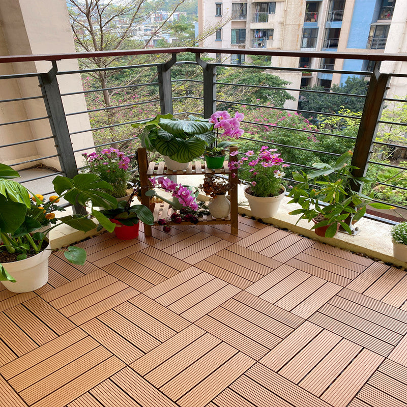 BowLift | Composite deck tile Solid Color Waterproof Patio Floor Tile
