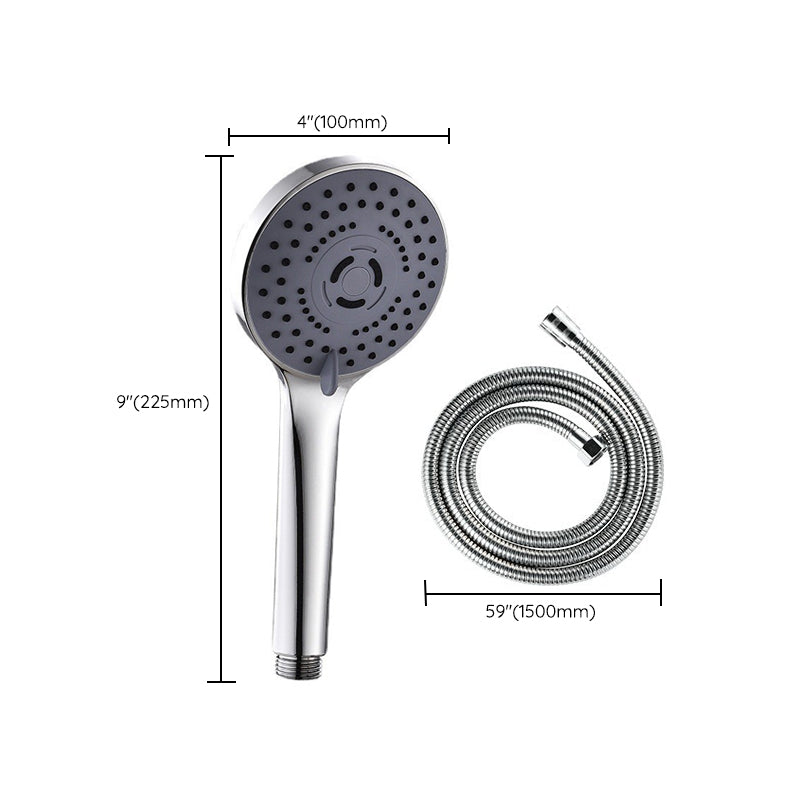 BowLift | Modern Plastic Shower Head Round Handheld Shower Head with Adjustable Water Flow