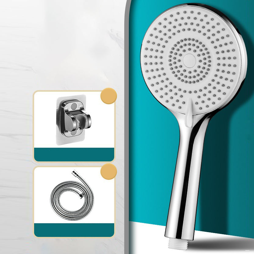 BowLift | Round Shower Head Plastic Handheld Shower with Adjustable Spray Pattern