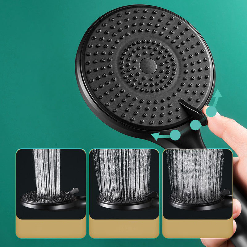 BowLift | Round Shower Head Plastic Handheld Shower with Adjustable Spray Pattern