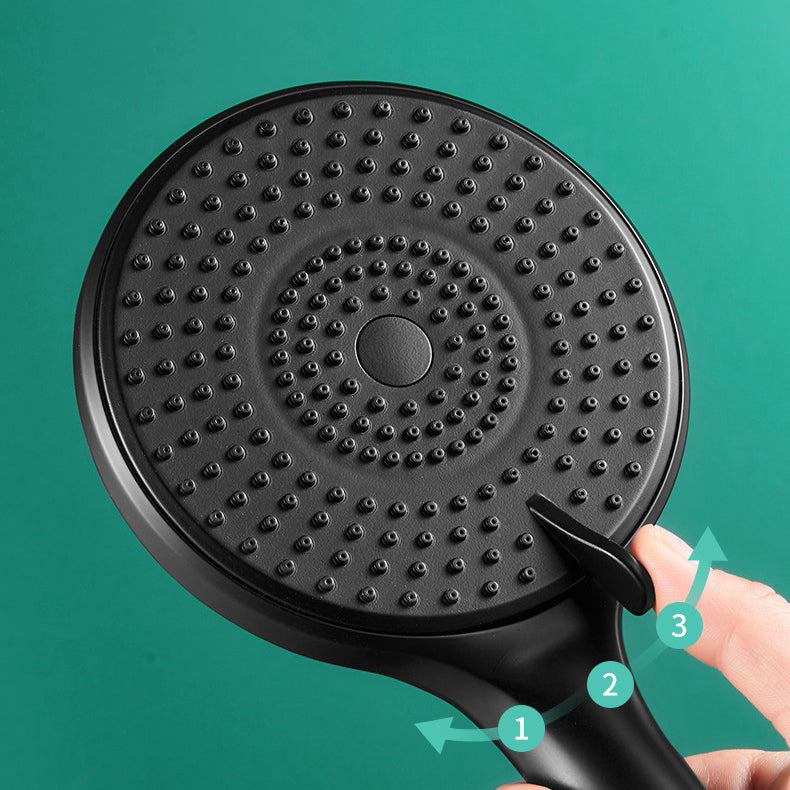 BowLift | Round Shower Head Plastic Handheld Shower with Adjustable Spray Pattern