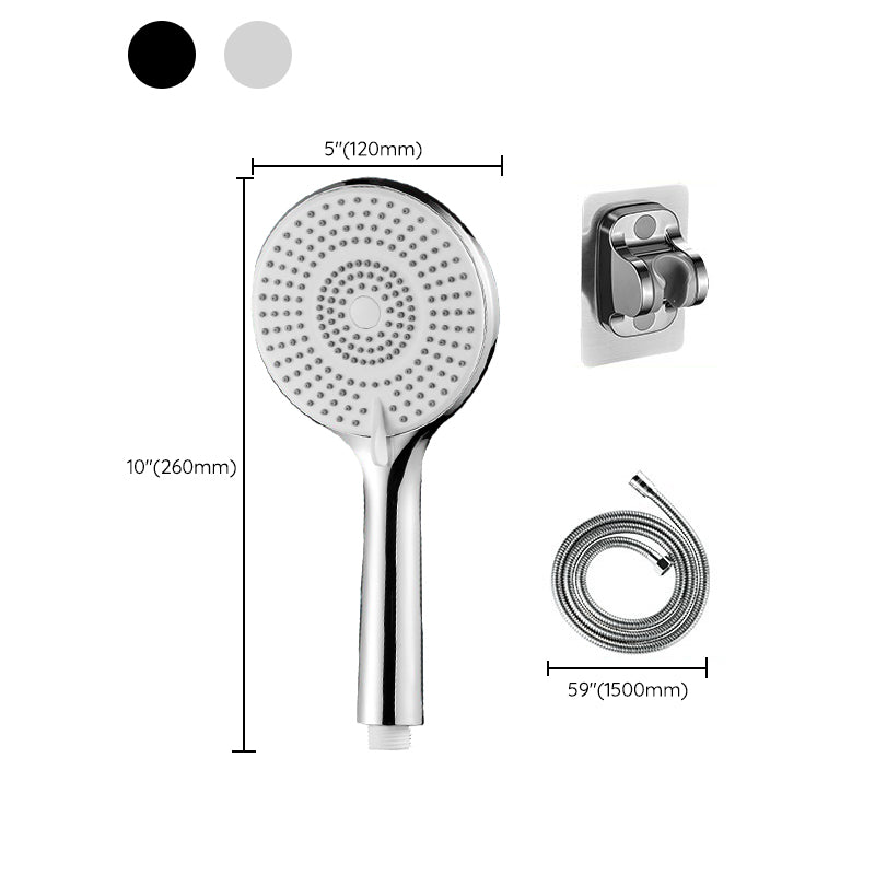 BowLift | Round Shower Head Plastic Handheld Shower with Adjustable Spray Pattern