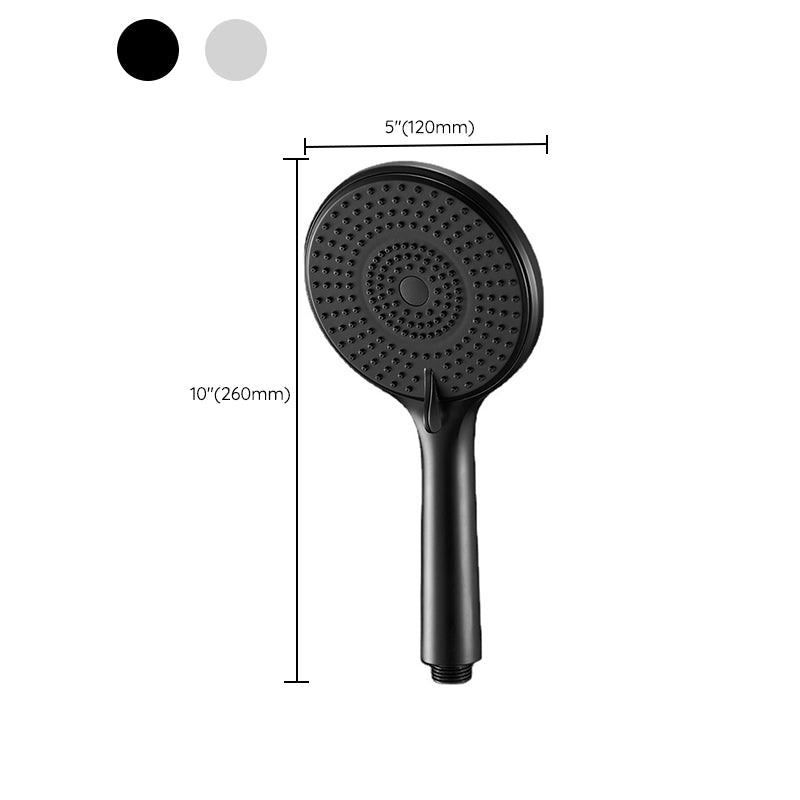 BowLift | Round Shower Head Plastic Handheld Shower with Adjustable Spray Pattern