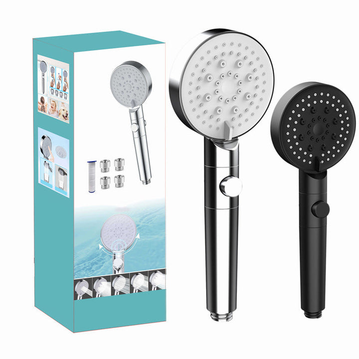 BowLift | Modern Handheld Supercharged Showerhead Round Turbo Spray Head