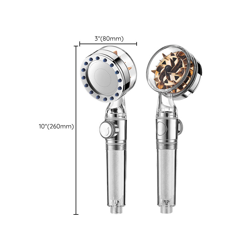 BowLift | Contemporary Handheld Supercharged Showerhead Round Turbo Spray Head