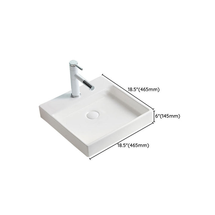 BowLift | Porcelain Washbasin Modern Simple Wash Bowl Bathroom Sink