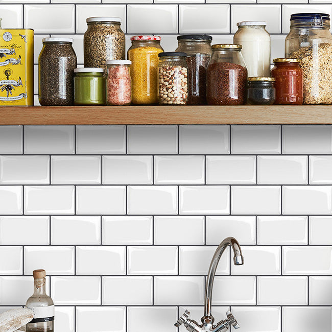 BowLift | Mosaic tiles for peeling and sticking Modern style wallpaper with square shape