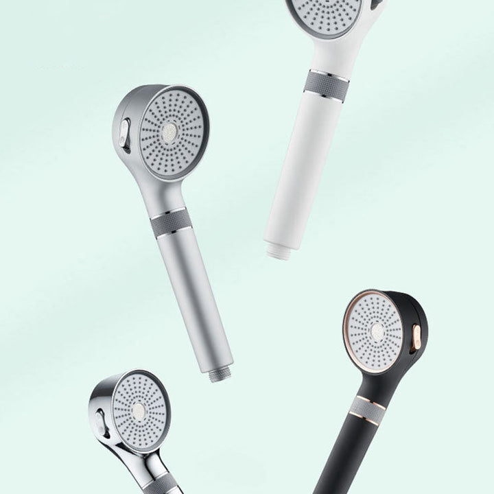 BowLift | Showerhead 3-Stage Modern Round Plastic Water Filtration Hand Shower