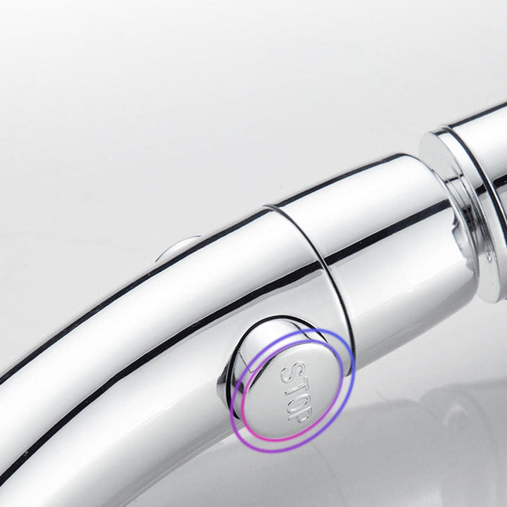 BowLift | Contemporary Shower Combination Hand Shower Plastic Wall Mount Round Shower Head Combination