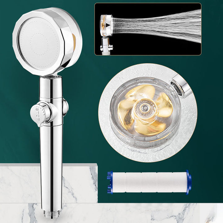 BowLift | Modern Shower Head Handheld Shower Head Plastic Wall Mount Round Shower Head Combo