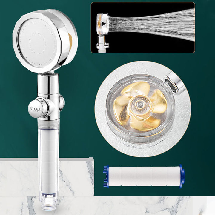 BowLift | Modern Shower Head Handheld Shower Head Plastic Wall Mount Round Shower Head Combo