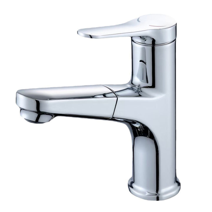 BowLift | Round Modern Basin Mixer Faucet Pull-Out Single Hole Basin Tap
