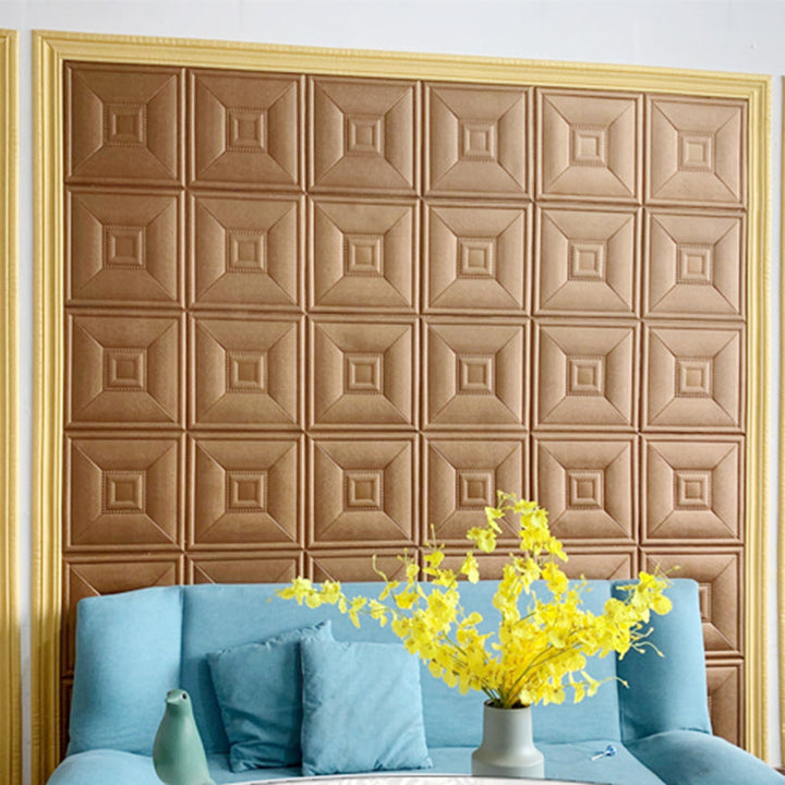 BowLift | Glam peel and stick wall covering made of foam with 3D embossed panel