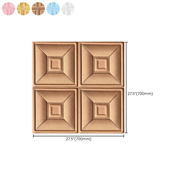 BowLift | Glam peel and stick wall covering made of foam with 3D embossed panel