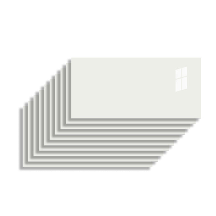 BowLift | 10-pack 12" X 23" PVC rectangular peel & stick field tile kitchen and bathroom back paneling
