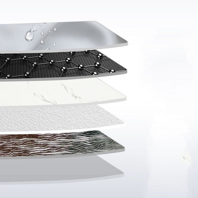 BowLift | 10-pack 12" X 23" PVC rectangular peel & stick field tile kitchen and bathroom back paneling