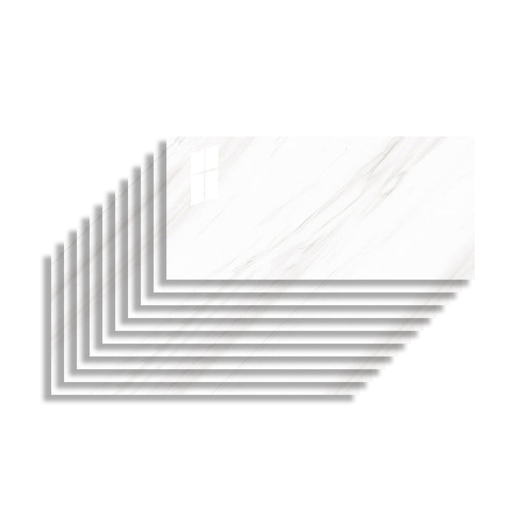 BowLift | 10-pack 12" X 23" PVC rectangular peel & stick field tile kitchen and bathroom back paneling