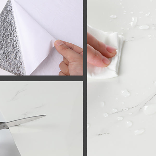 BowLift | 10-pack 12" X 23" PVC rectangular peel & stick field tile kitchen and bathroom back paneling