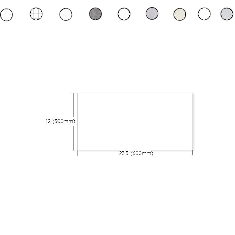 BowLift | 10 Pack PVC Rectangular Peel & Stick Subway Tile Kitchen and Bathroom