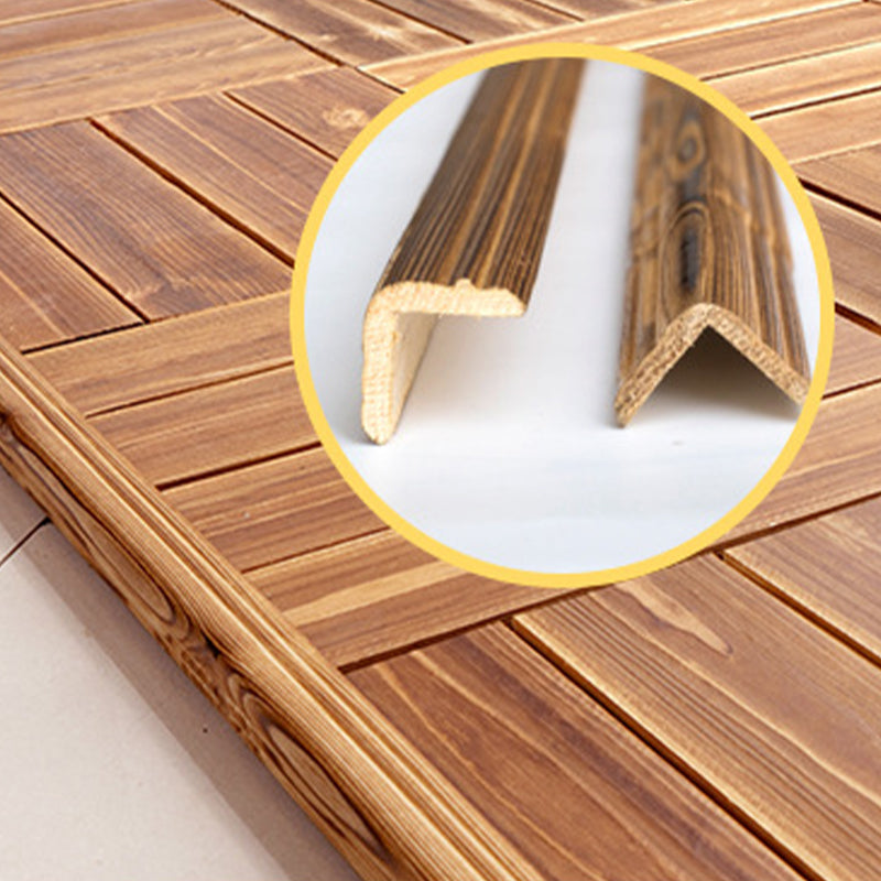 BowLift | Pine Floor Tile Water Repellent Click-Lock Traditional Wood Floor for Living Room