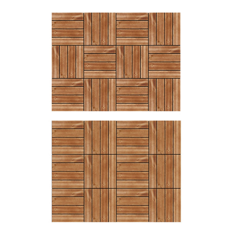 BowLift | Pine Floor Tile Water Resistant Click-Lock Traditional Wood Floor for Living Room