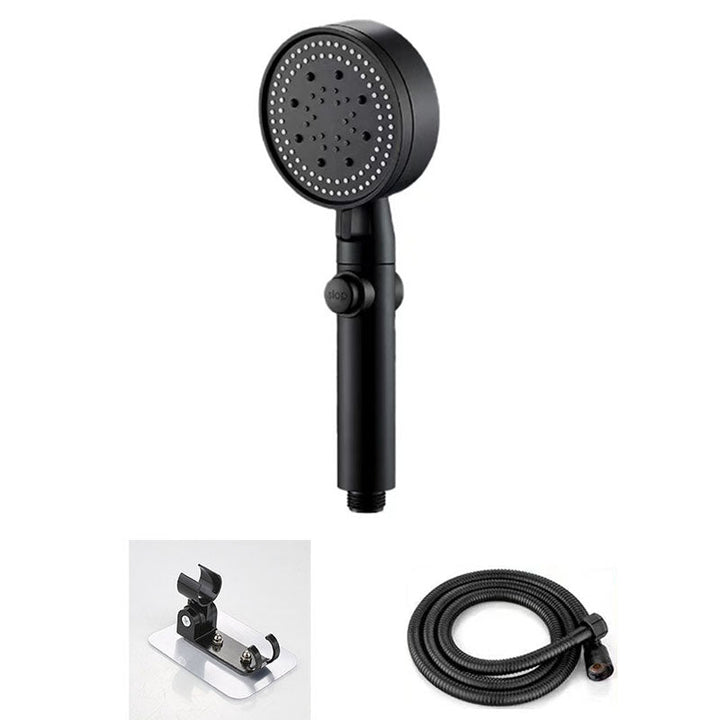 BowLift | Contemporary Shower Head Handheld Shower Wall Mount Round Plastic Shower Head Combo