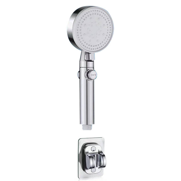 BowLift | Contemporary Shower Head Handheld Shower Wall Mount Round Plastic Shower Head Combo