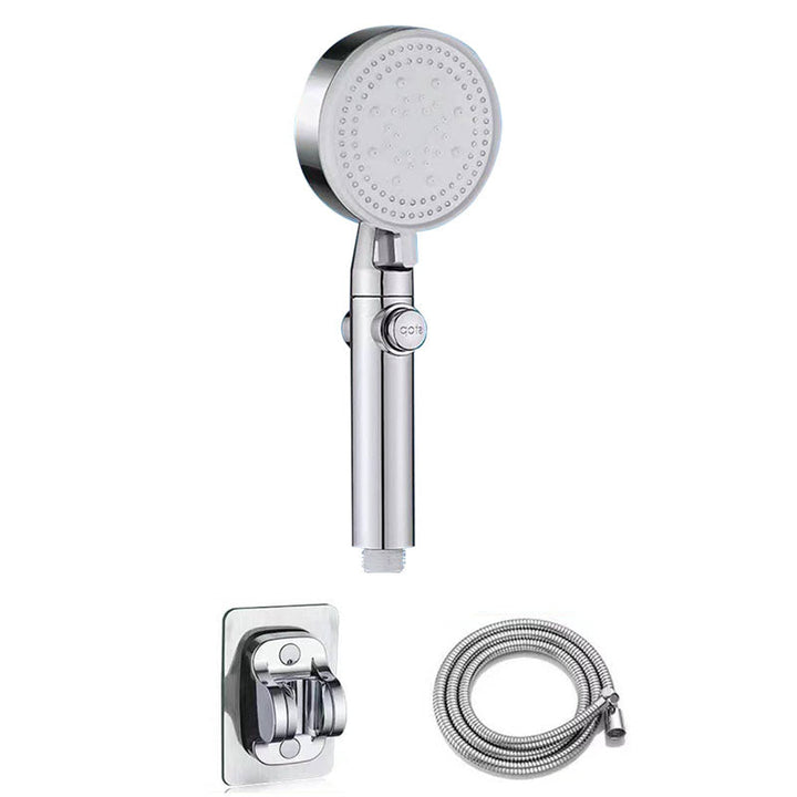 BowLift | Contemporary Shower Head Handheld Shower Wall Mount Round Plastic Shower Head Combo