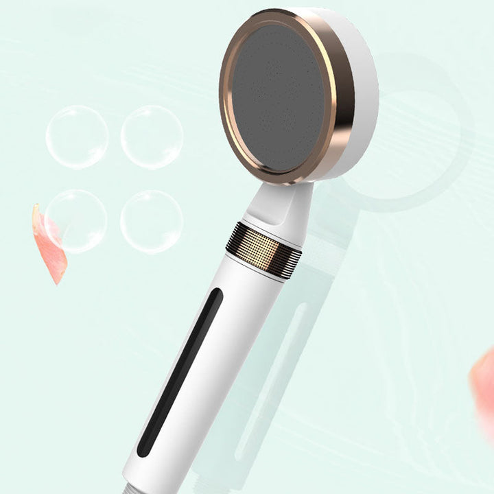 BowLift | Modern Plastic Showerhead Water Filtration Round Hand Shower