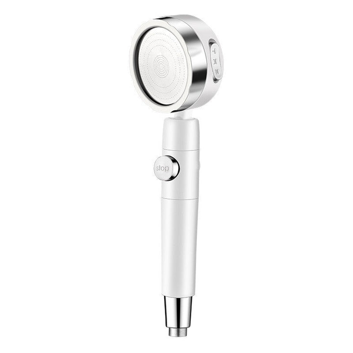 BowLift | Adjustable Water Flow Showerhead Solid Color 3 Settings Round Handheld Shower