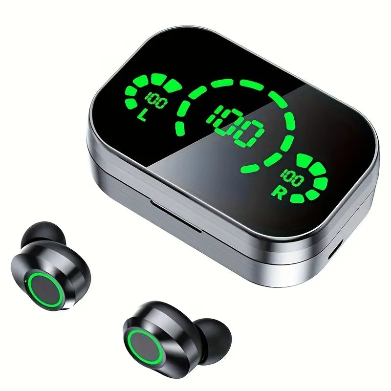 BowLift | Soniq - UltraBass Wireless Earbuds – Sporty In-Ear Headphones with Charging Case