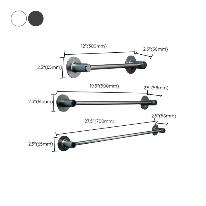 BowLift | 2-piece modern bathroom accessory set metal slipper rack/towel bar