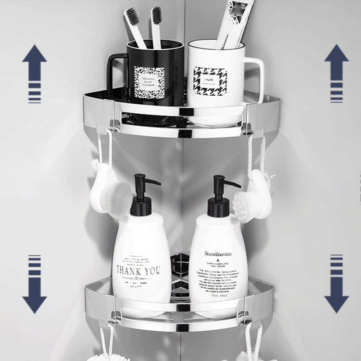 BowLift | Silver Bathroom Accessories Hardware Set Modern Bathroom Accessories Kit
