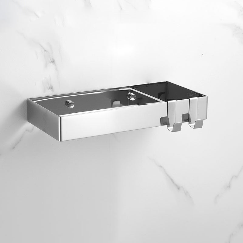 BowLift | Silver Bathroom Accessories Hardware Set Modern Bathroom Accessories Kit