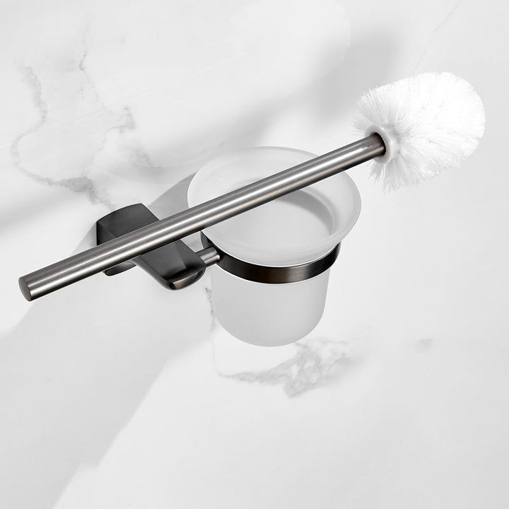 BowLift | Modern Bathroom Accessories Hardware Set Gray Bathroom Accessories Set