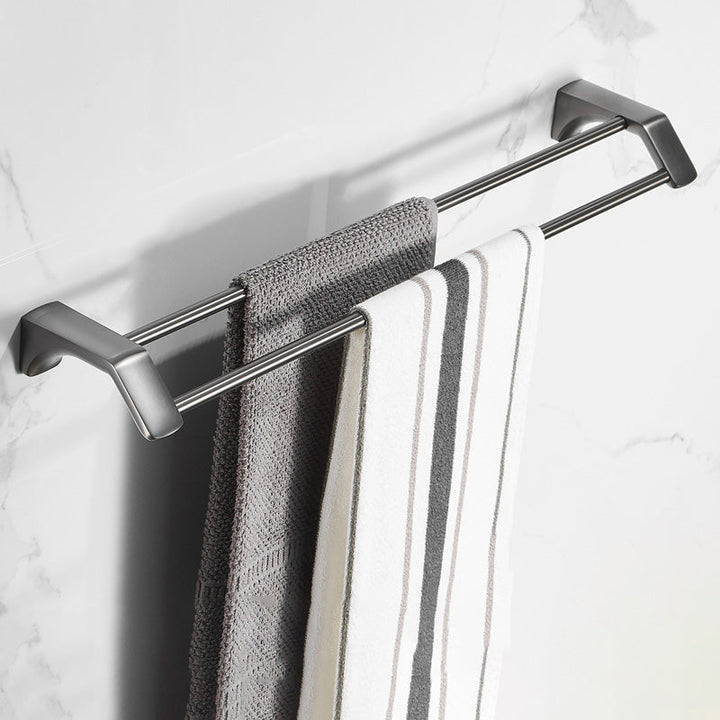 BowLift | Modern Bathroom Accessories Hardware Set Gray Bathroom Accessories Set