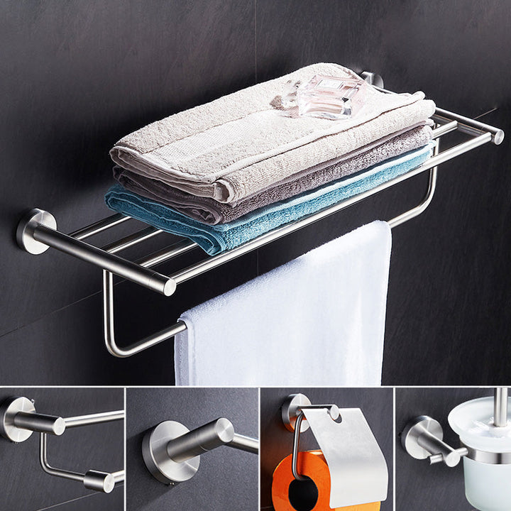 BowLift | Chrome Traditional Bathroom Accessory Set Stainless Steel Bathroom Set