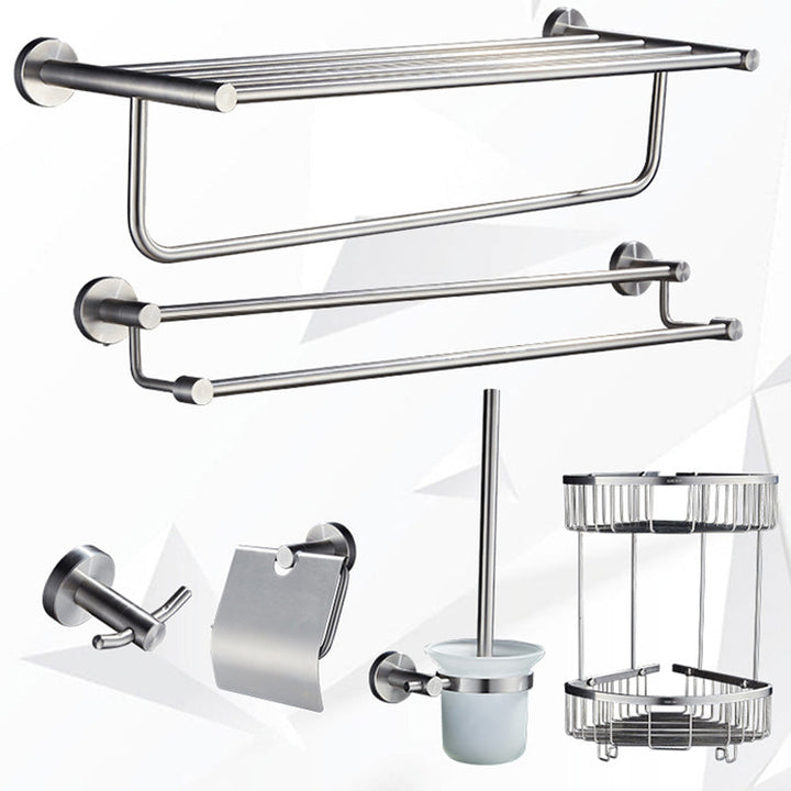 BowLift | Chrome Traditional Bathroom Accessory Set Stainless Steel Bathroom Set