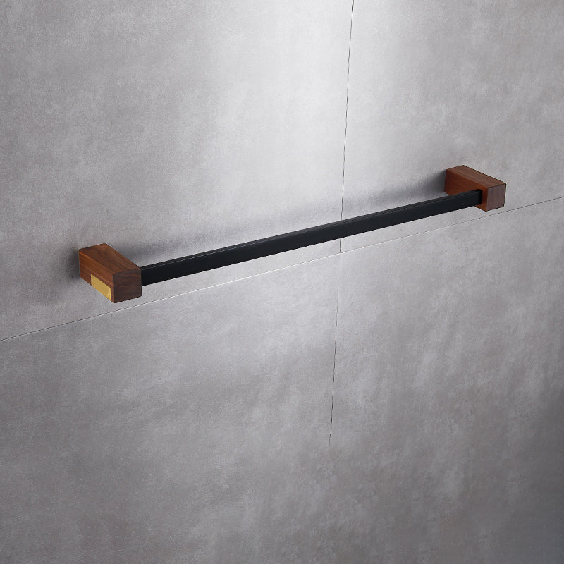 BowLift | Metal Bathroom Accessories Set Walnut Brown Bathroom Accessories Set