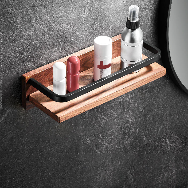 BowLift | Metal Bathroom Accessories Set Walnut Brown Bathroom Accessories Set