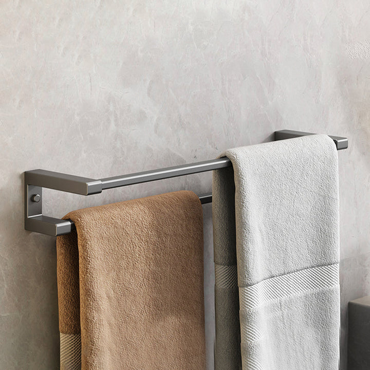 BowLift | Modern Bathroom Accessories Set Gray Bathroom Accessories Hardware Set