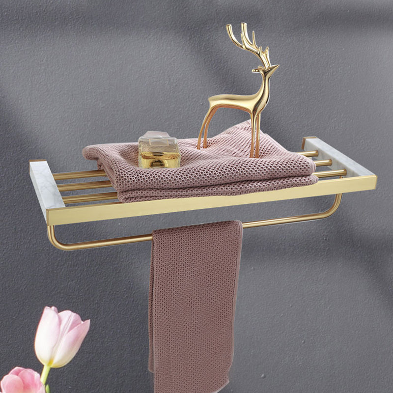 BowLift | Polished Brass Bathroom Accessory Set Marble Bathroom Hardware