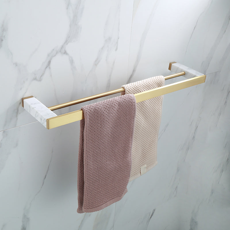 BowLift | Polished Brass Bathroom Accessory Set Marble Bathroom Hardware