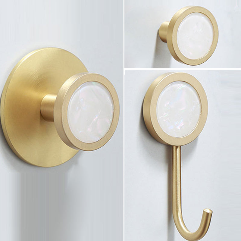 BowLift | Polished Brass Bathroom Accessory Set Marble Bathroom Hardware