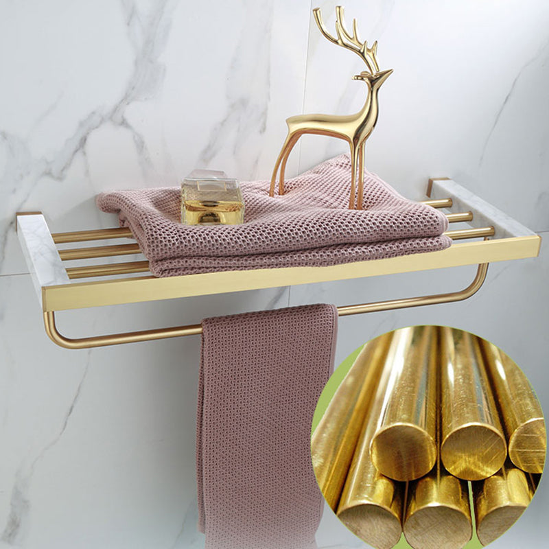 BowLift | Polished Brass Bathroom Accessory Set Marble Bathroom Hardware