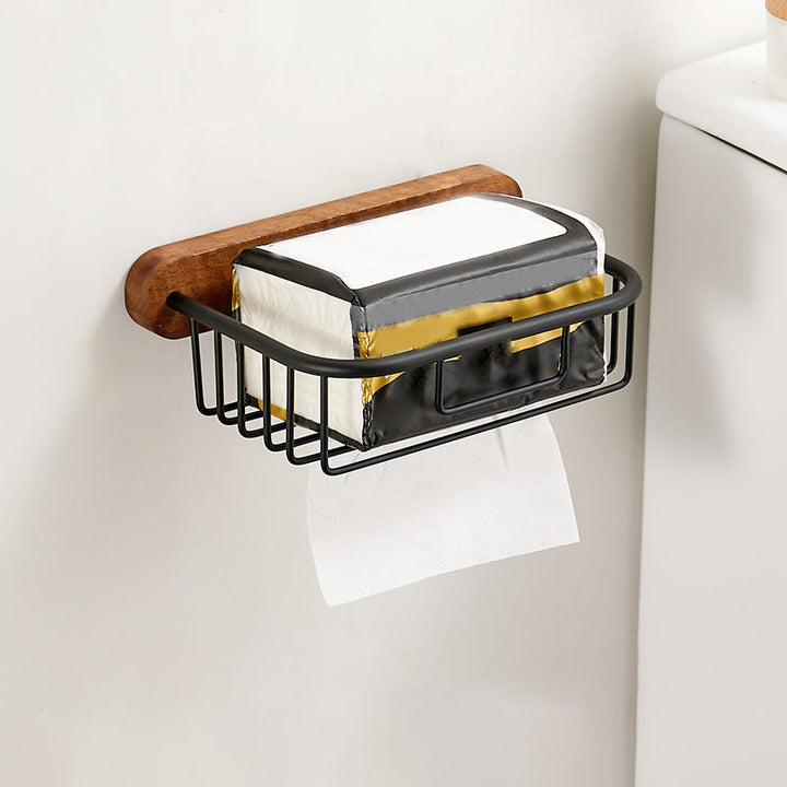 BowLift | Solid Wood Bathroom Accessories Set Folding Metal Bathroom Accessories