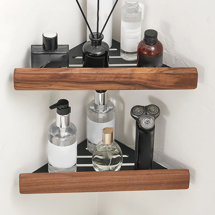BowLift | Solid Wood Bathroom Accessories Set Folding Metal Bathroom Accessories