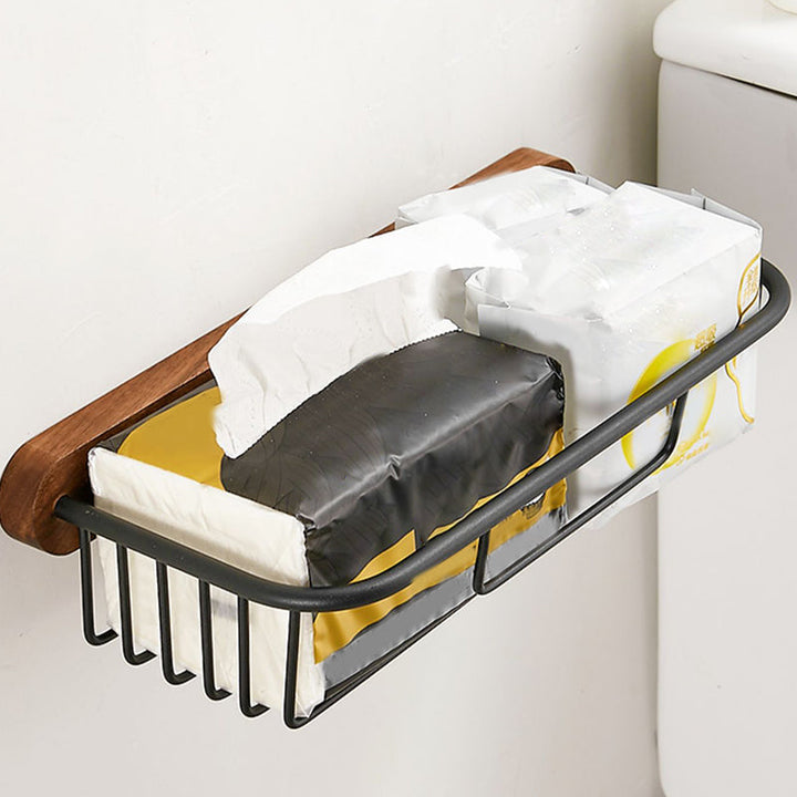 BowLift | Solid Wood Bathroom Accessories Set Folding Metal Bathroom Accessories