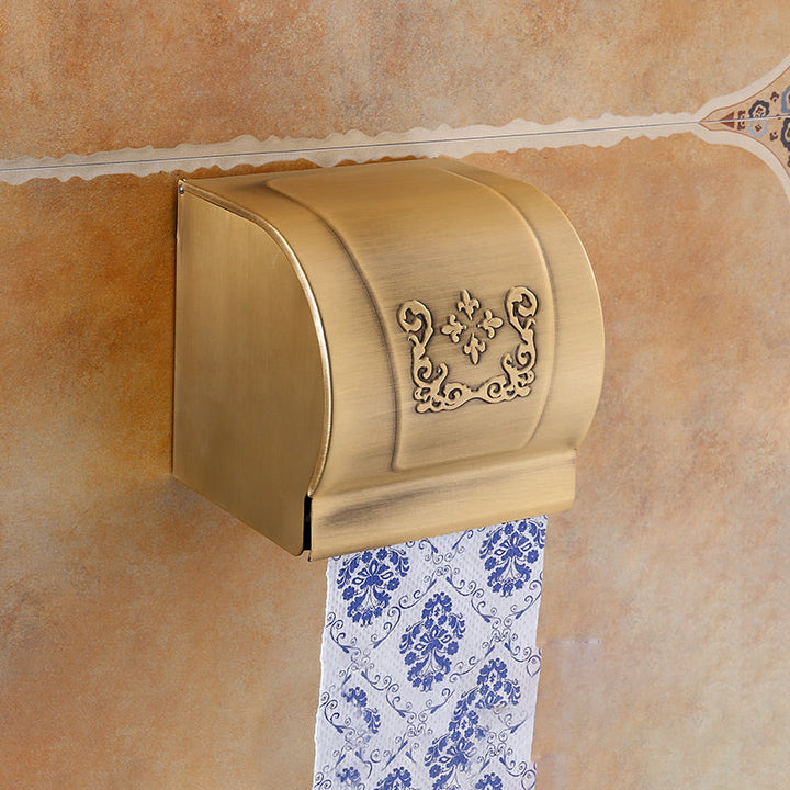 BowLift | Traditional Metal Bathroom Accessories Hardware Set with Soap Dish